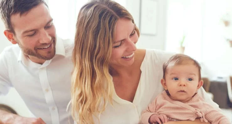 Parents and baby