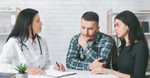 IVF treatment consultation for women planning pregnancy after 40.